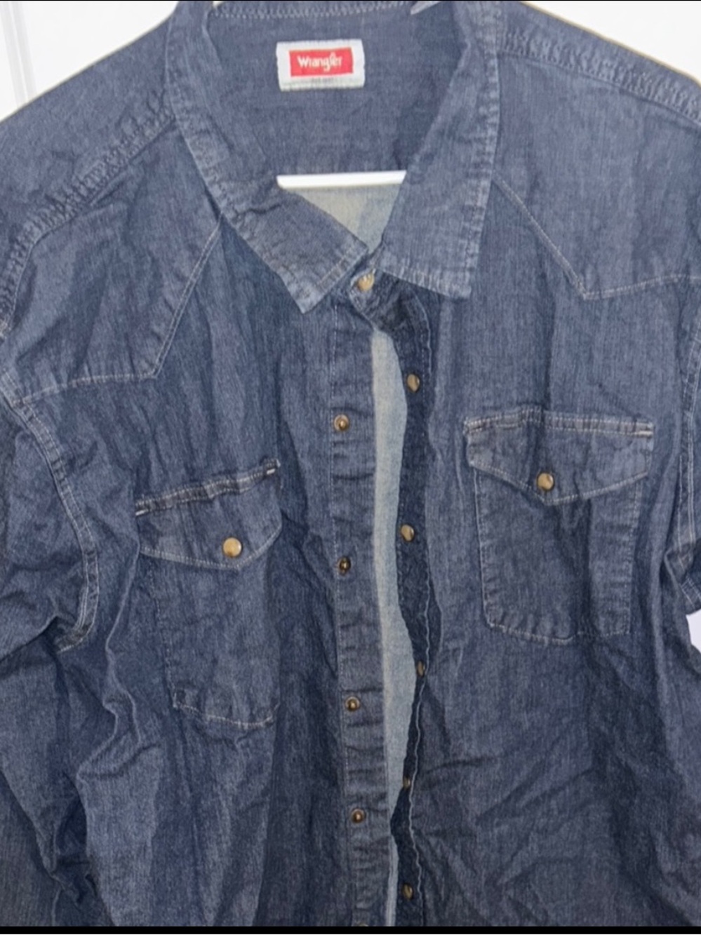 Wrangler Indigo Denim Shirt Jacket